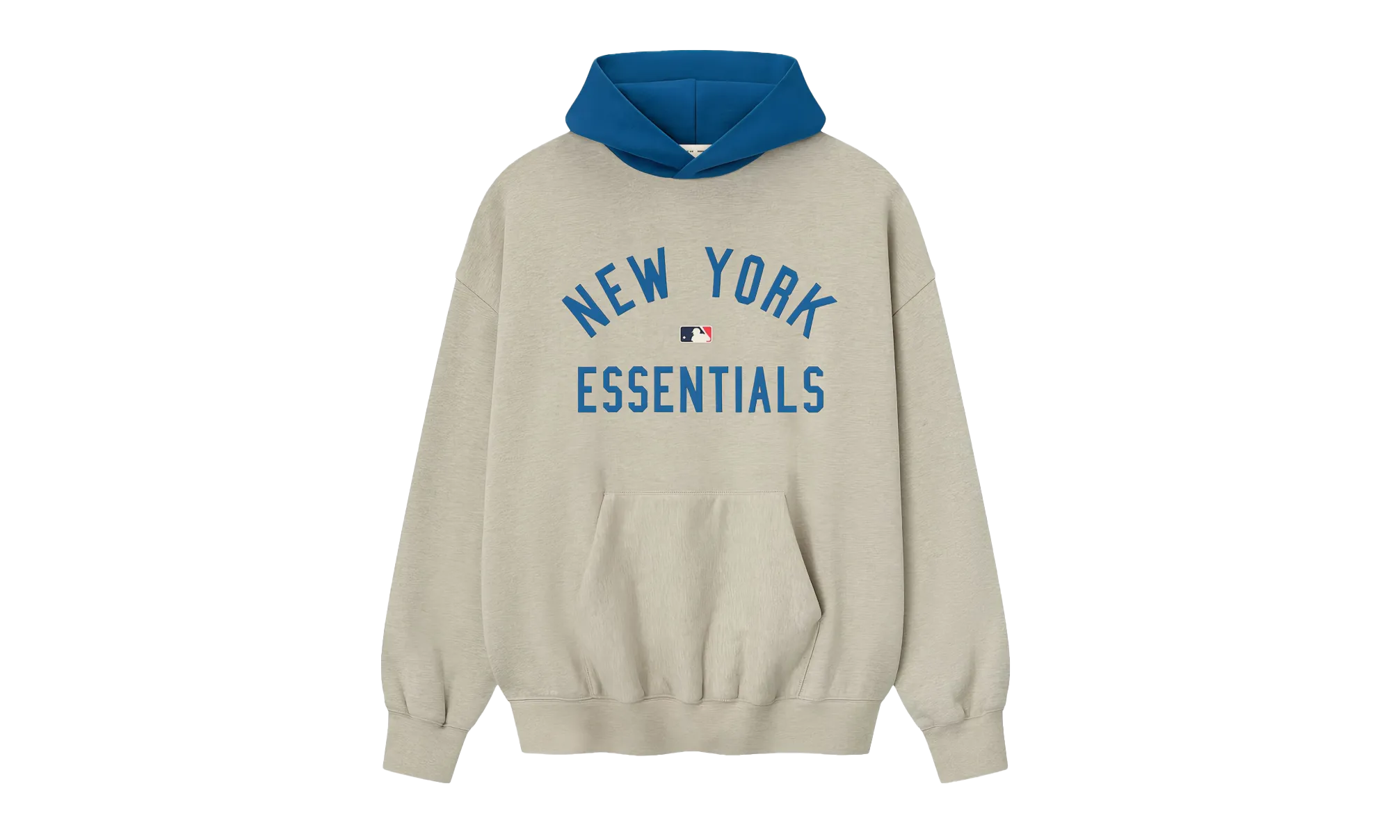 Mets Sport Hoodie "Heather Stone / Blue Sapphire" 192ML252018F