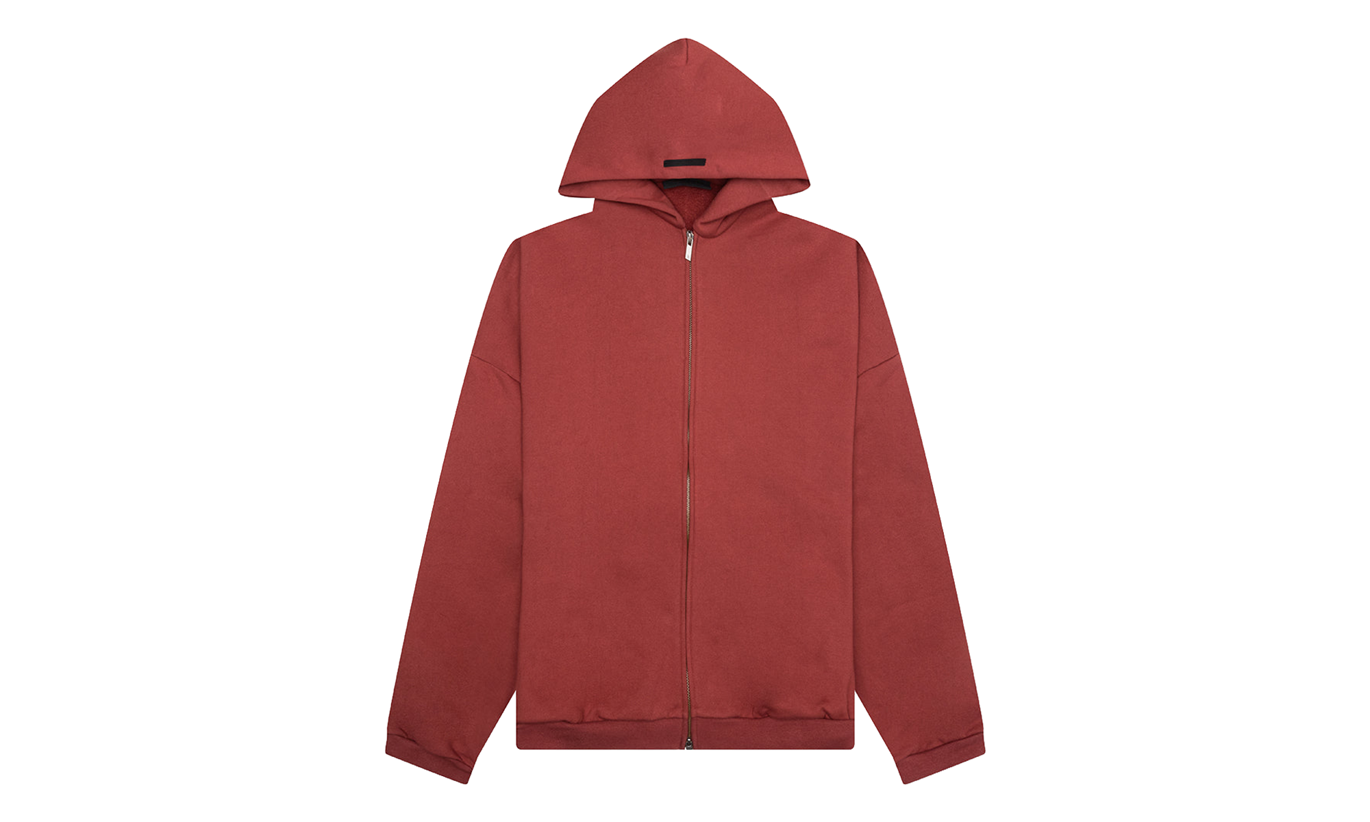 Heavy Fleece Full Zip Hoodie "Crimson" 192BT246246F