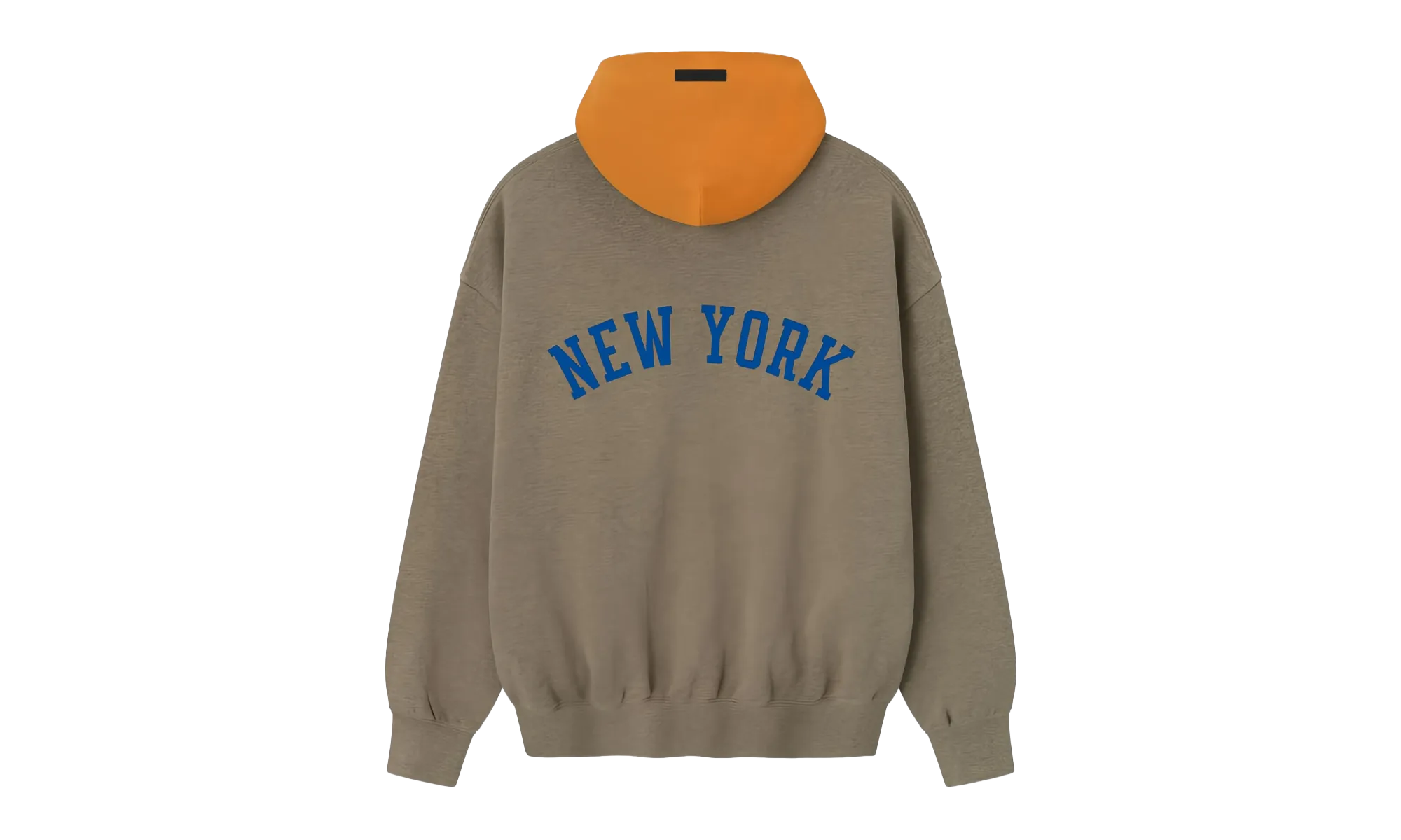 KNICKS SPORTS FIT HOODIE "HOMESTEAD HEATHER / ORANGE" 192NB256408F