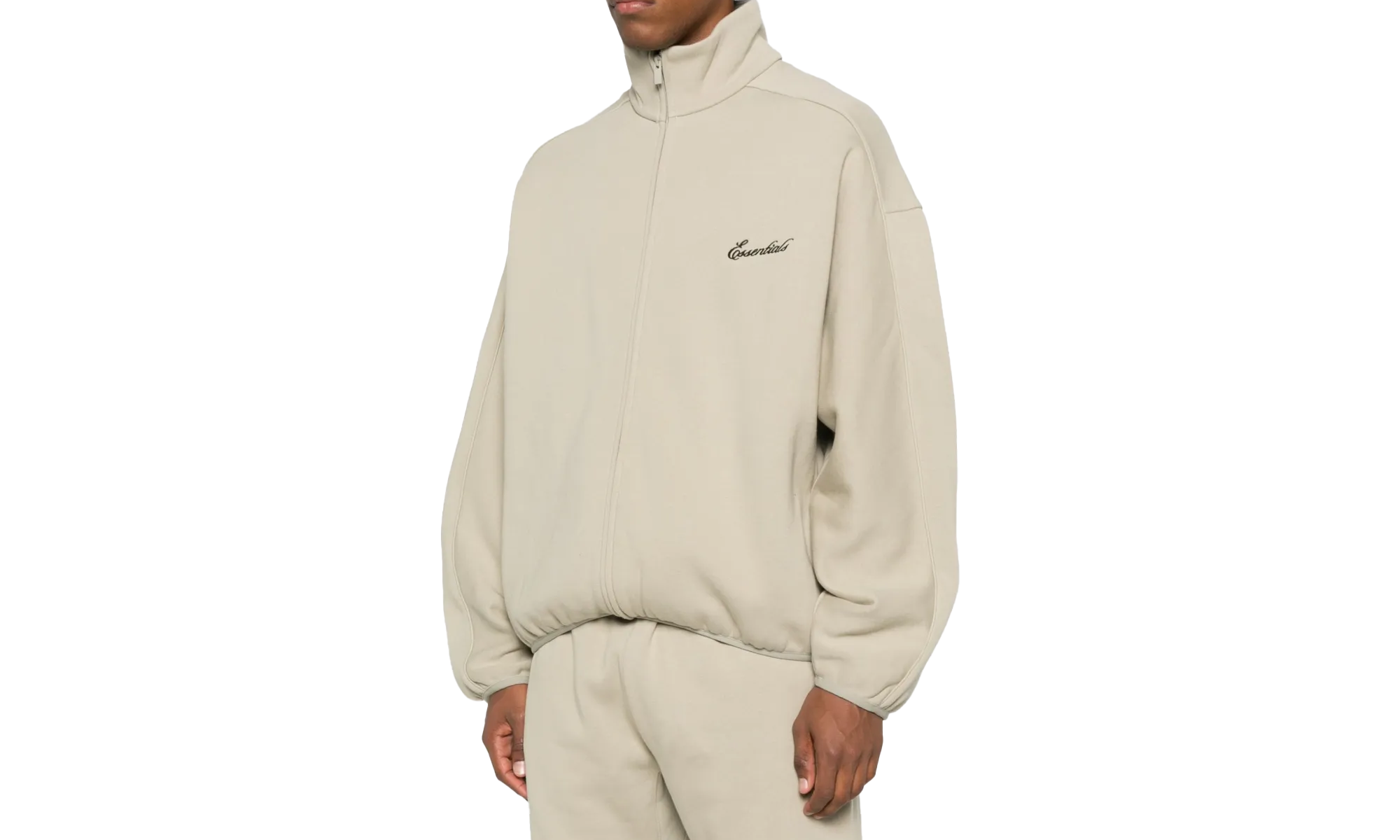 Modern Track Jacket With Piping "Abbey Stone" 202SP256896F