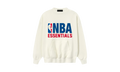 NBA SPORTS FIT CREWNECK SWEATSHIRT "CREAM WHITE" 192NB256504F