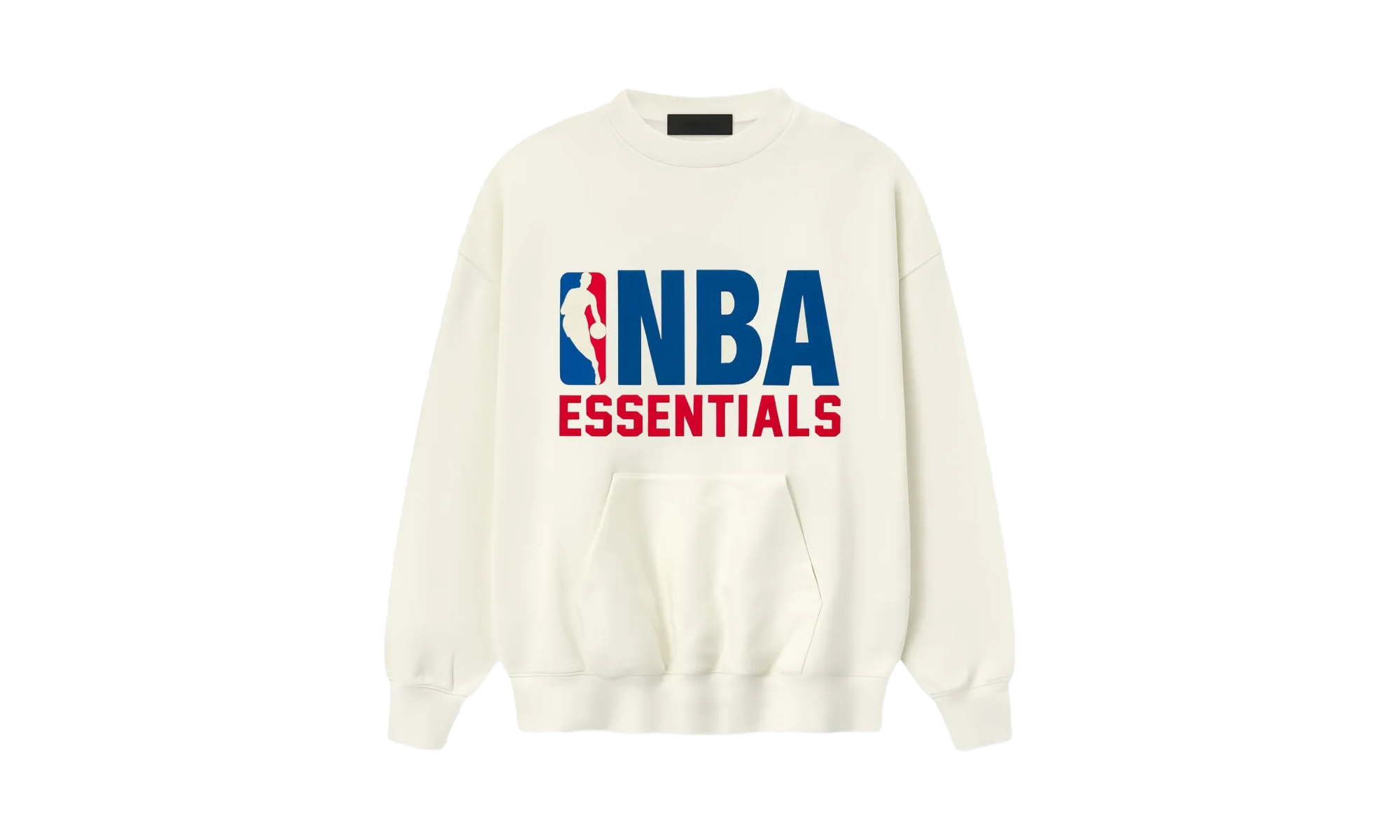 NBA SPORTS FIT CREWNECK SWEATSHIRT "CREAM WHITE" 192NB256504F