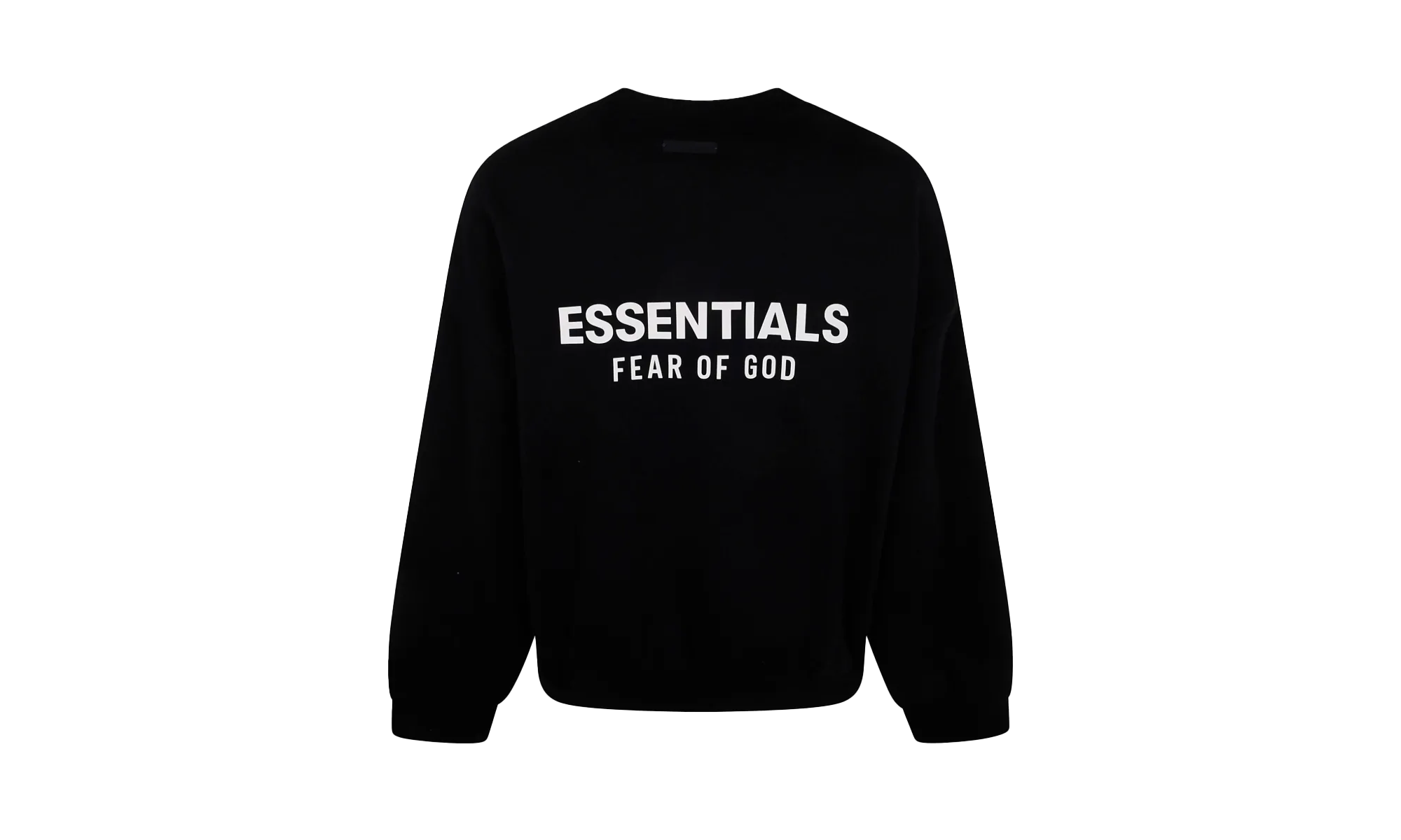 Fleece Crewneck II SWEATSHIRT "Black" 192HO246260F
