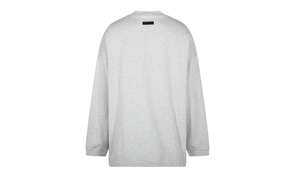 HEAVY JERSEY LS TEE "LIGHT HEATHER GREY" 125SP242016F