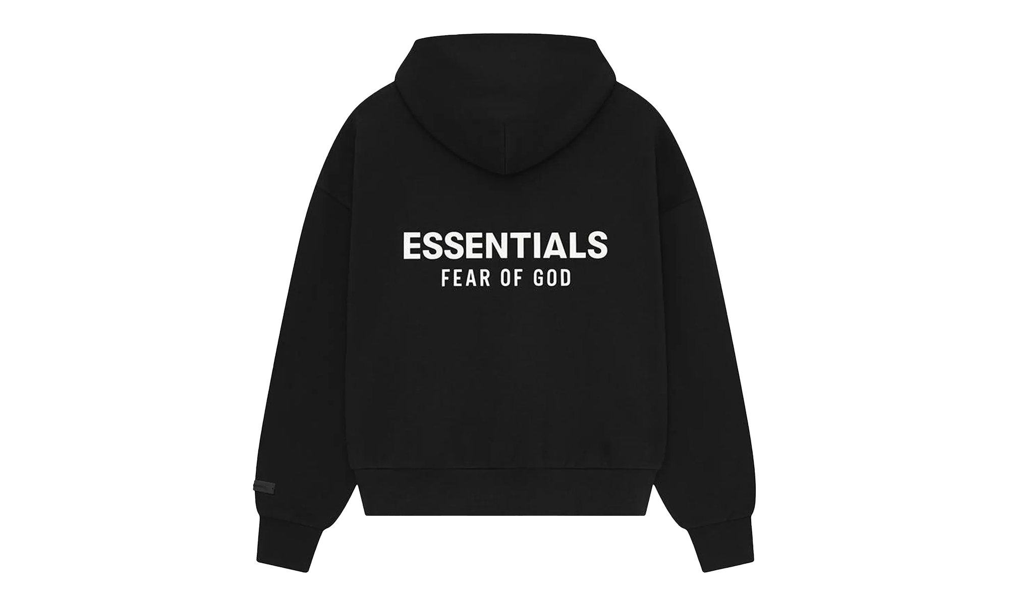 CLASSIC FIT FLEECE HOODIE "JET BLACK" 192AS252050F