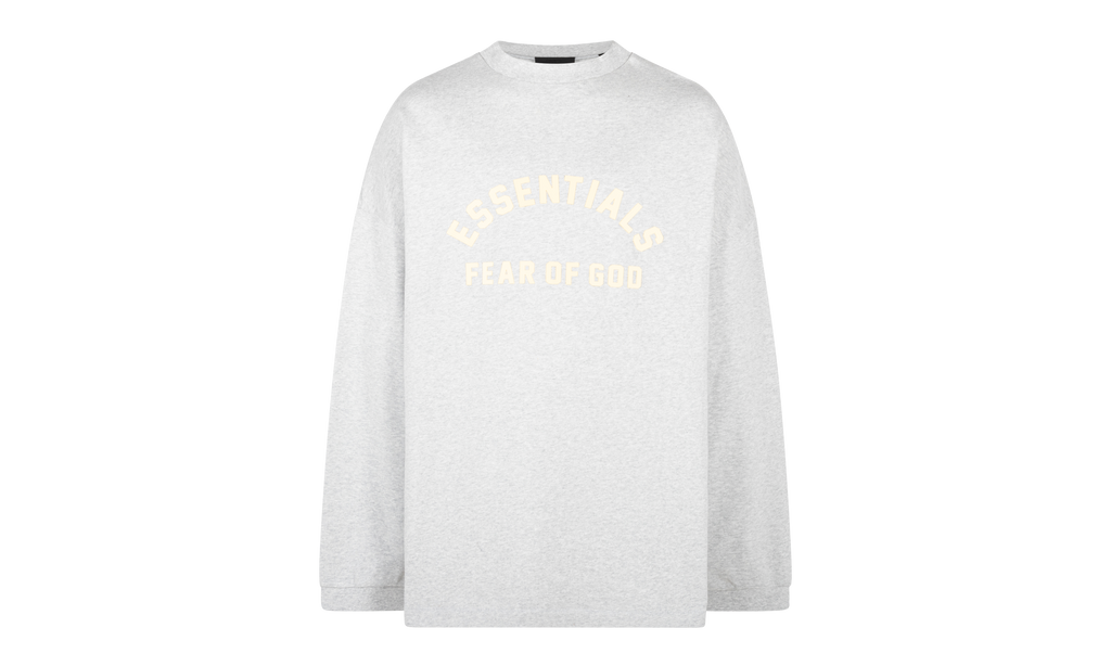 HEAVY JERSEY LS TEE "LIGHT HEATHER GREY" 125SP242016F