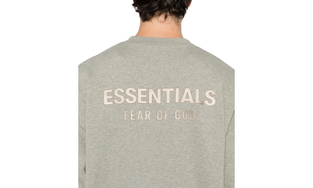 Classic Fit Fleece Crewneck 192SP252045F "Concrete Heather" 192SP252045F