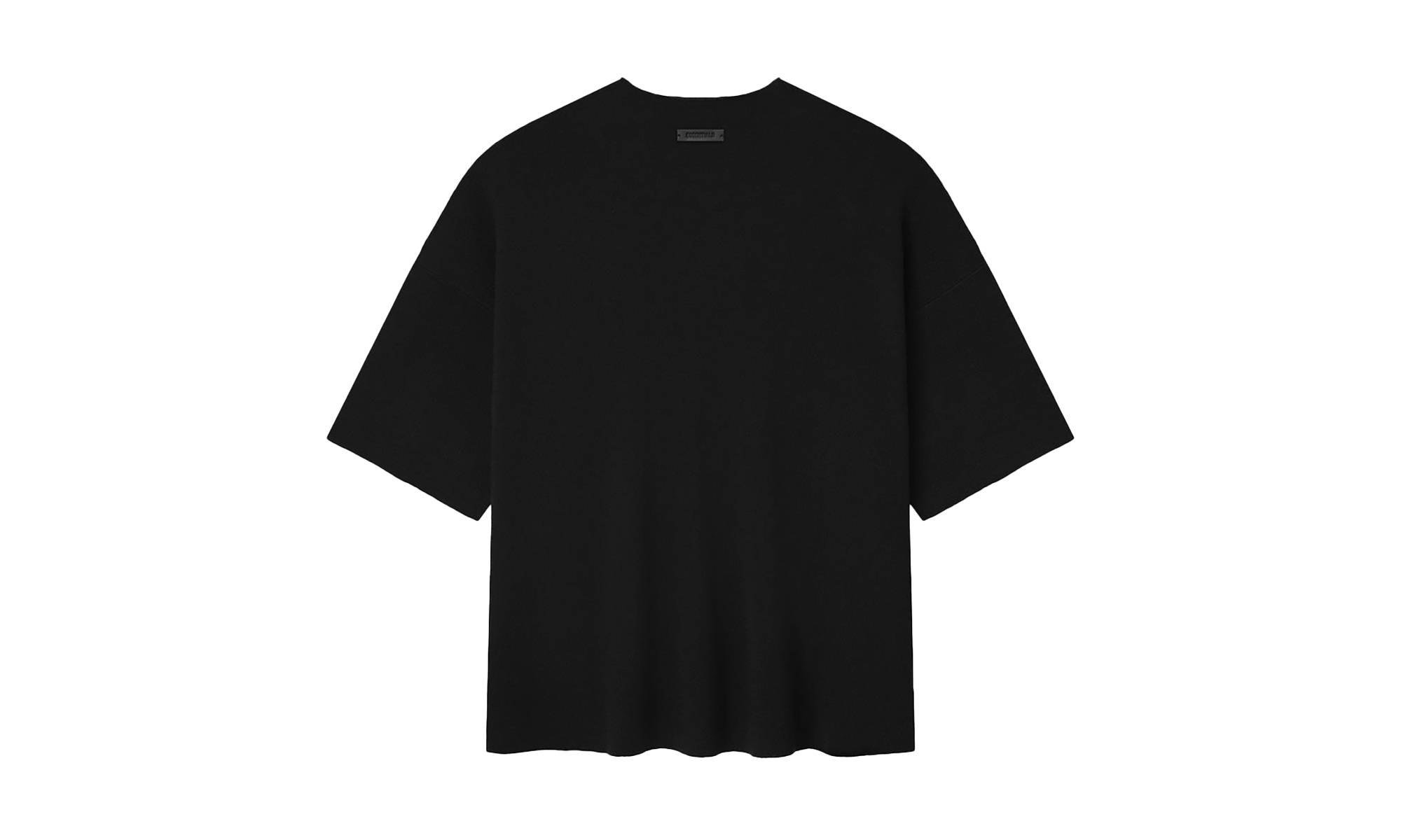 Merino SS Sweater Tee "Jet Black" 192SP256480F