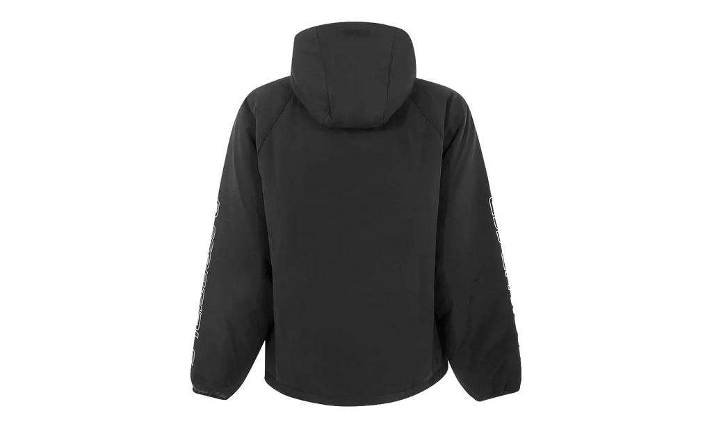 Nylon Half Zip Anorak "Vintage Black" 202HO258241F