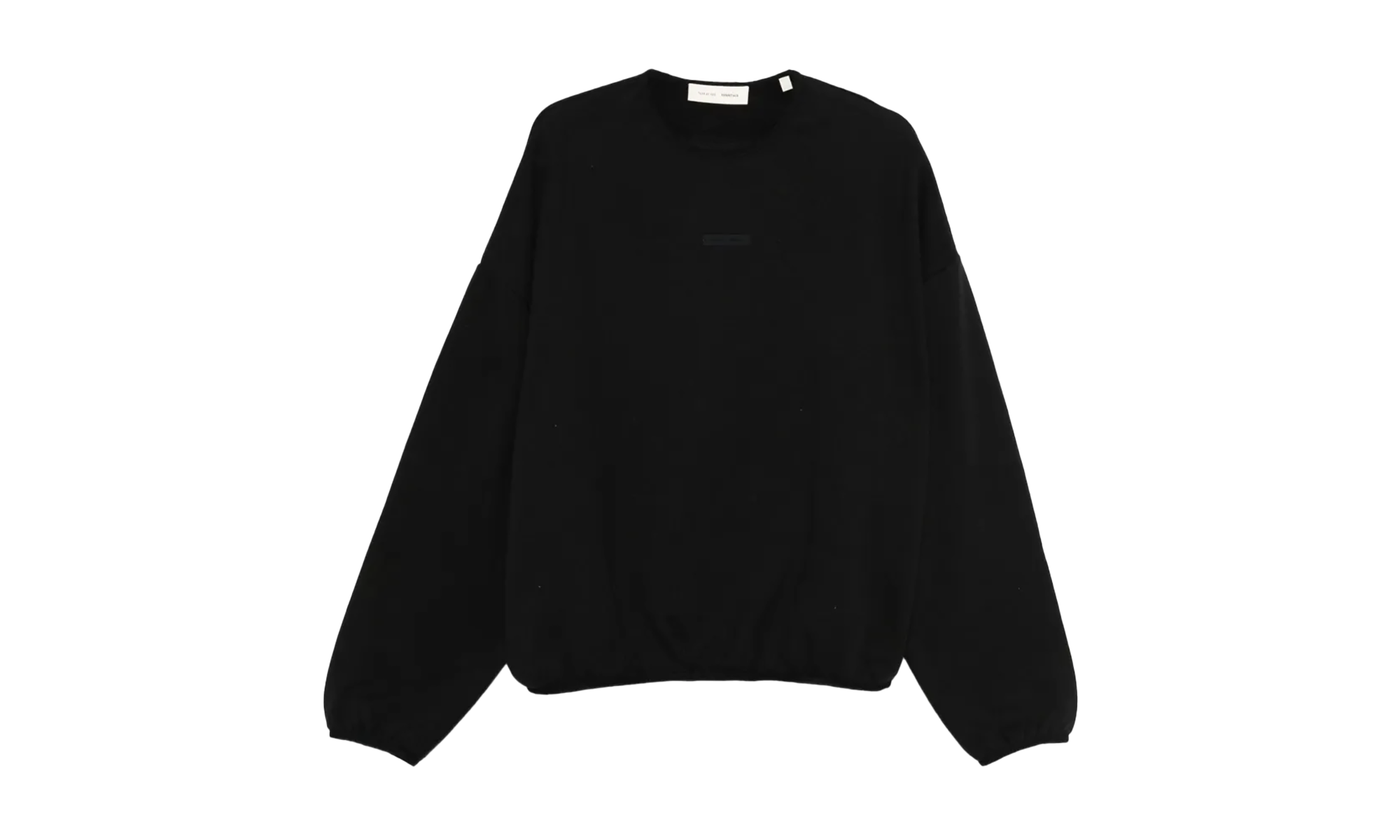 Modern Fit Fleece Crewneck "Jet Black" 192SP256540F