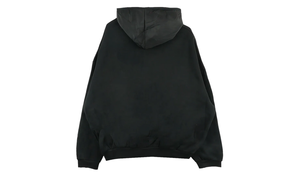 Nylon Fleece Hoodie "Jet Black" 202SP244314F