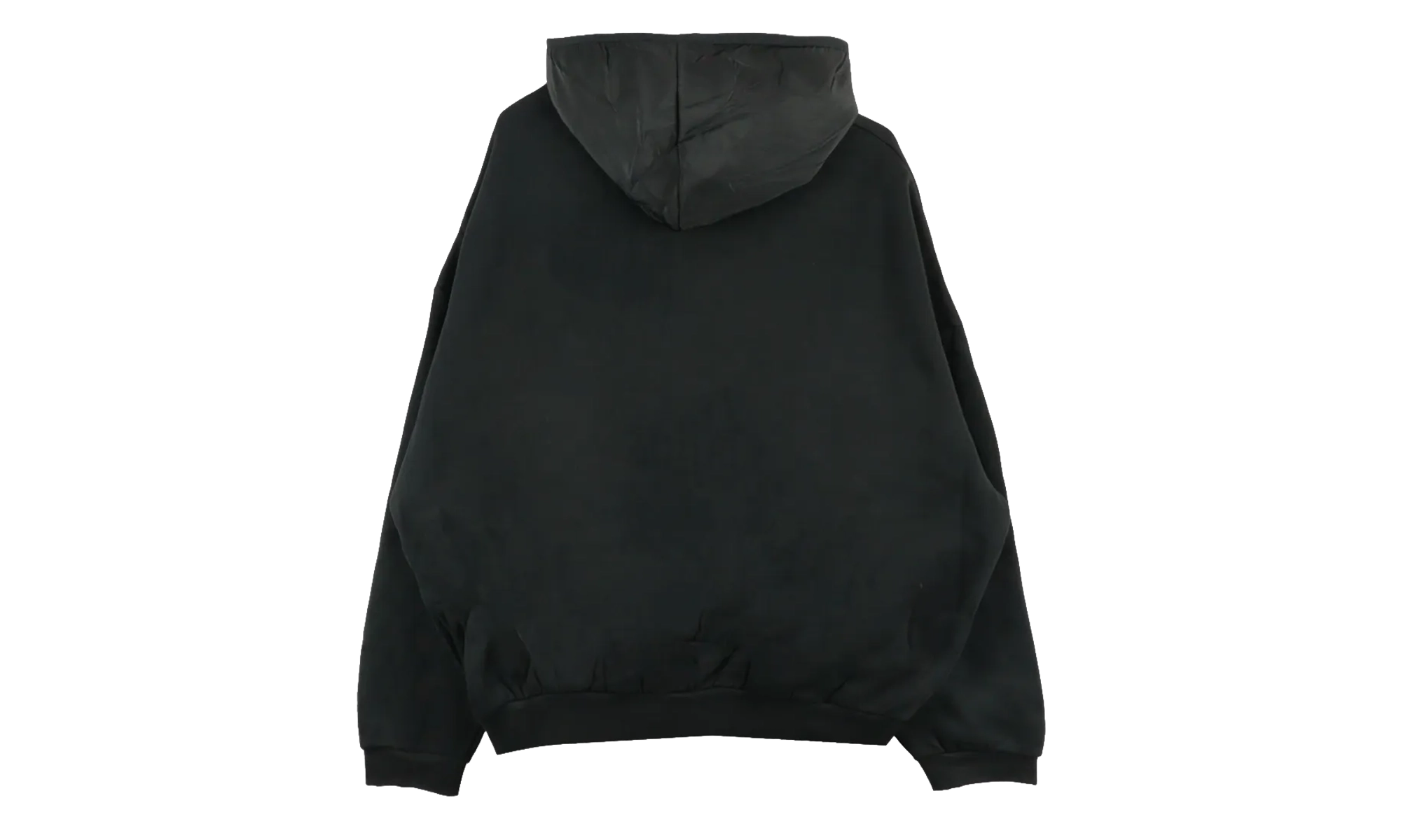 Nylon Fleece Hoodie "Jet Black" 202SP244314F