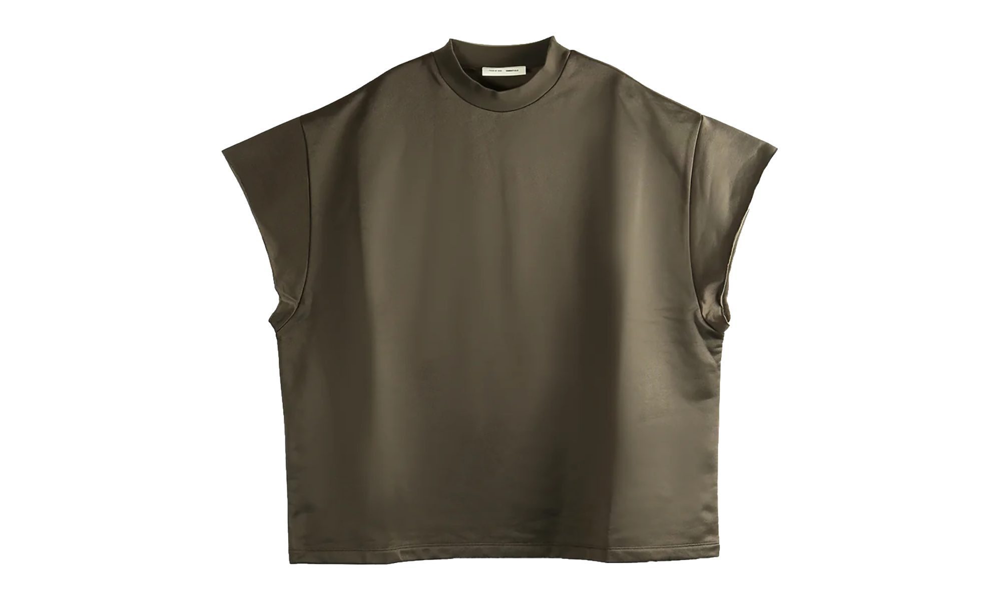 Satin Fleece 90's Muscle Tee "Brown" 192HO256882F